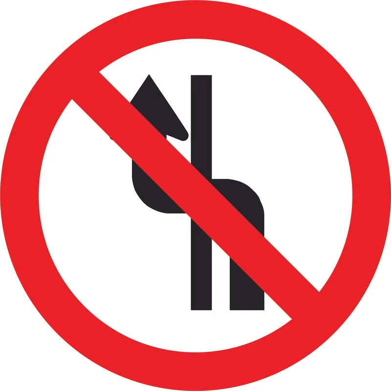 Proibido mudar de faixa