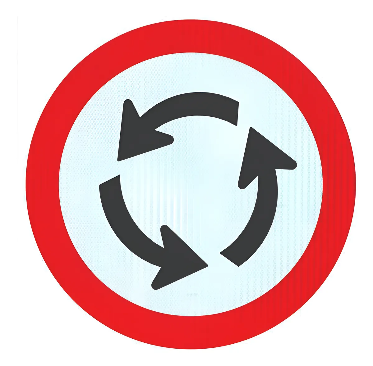 Sentido de Circulação na Rotatória