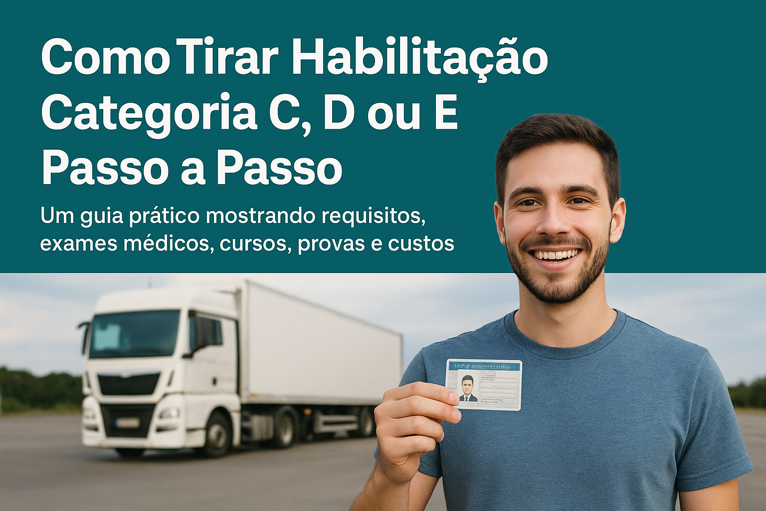 Como Tirar Habilitação Categoria C, D ou E Passo a Passo