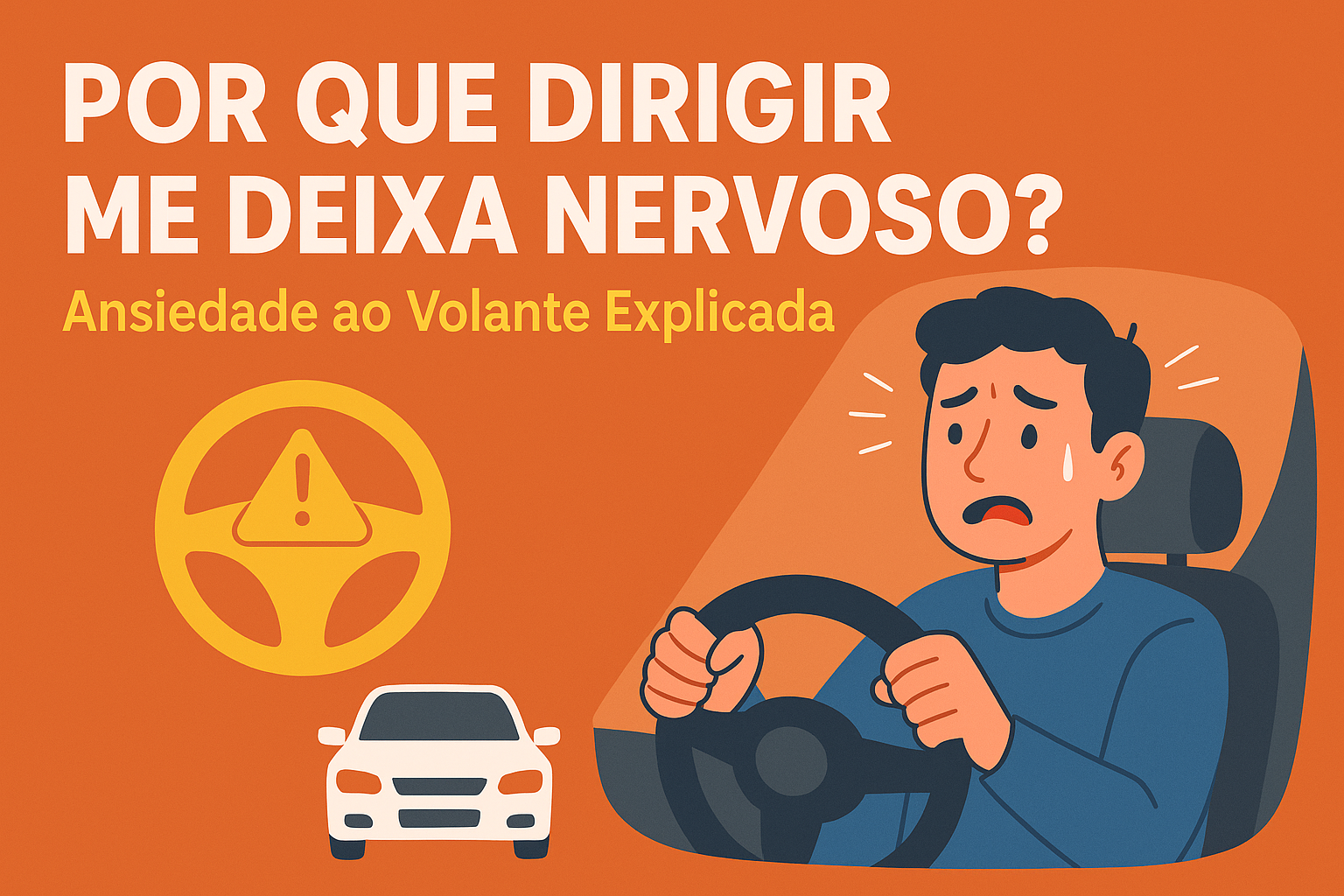 Por que Dirigir Me Deixa Nervoso? — Ansiedade ao Volante Explicada