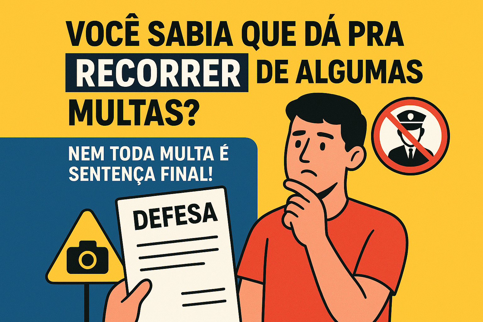 Você Sabia que Dá pra Recorrer de Algumas Multas?