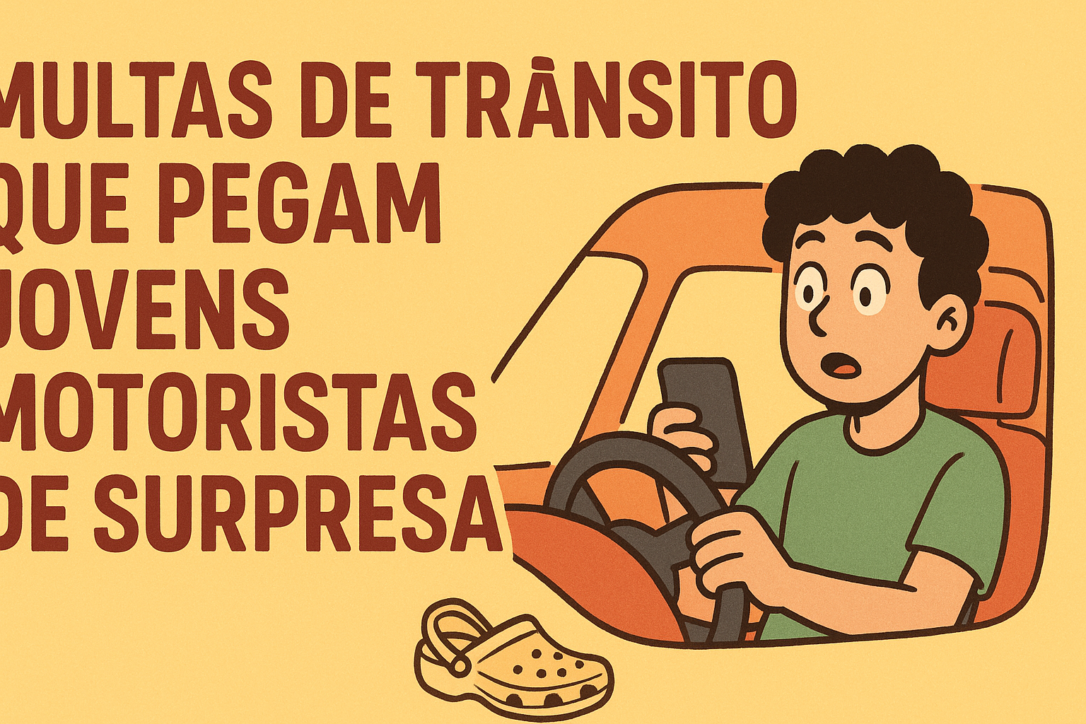 Multas de Trânsito que Mais Pegam os Jovens de Surpresa