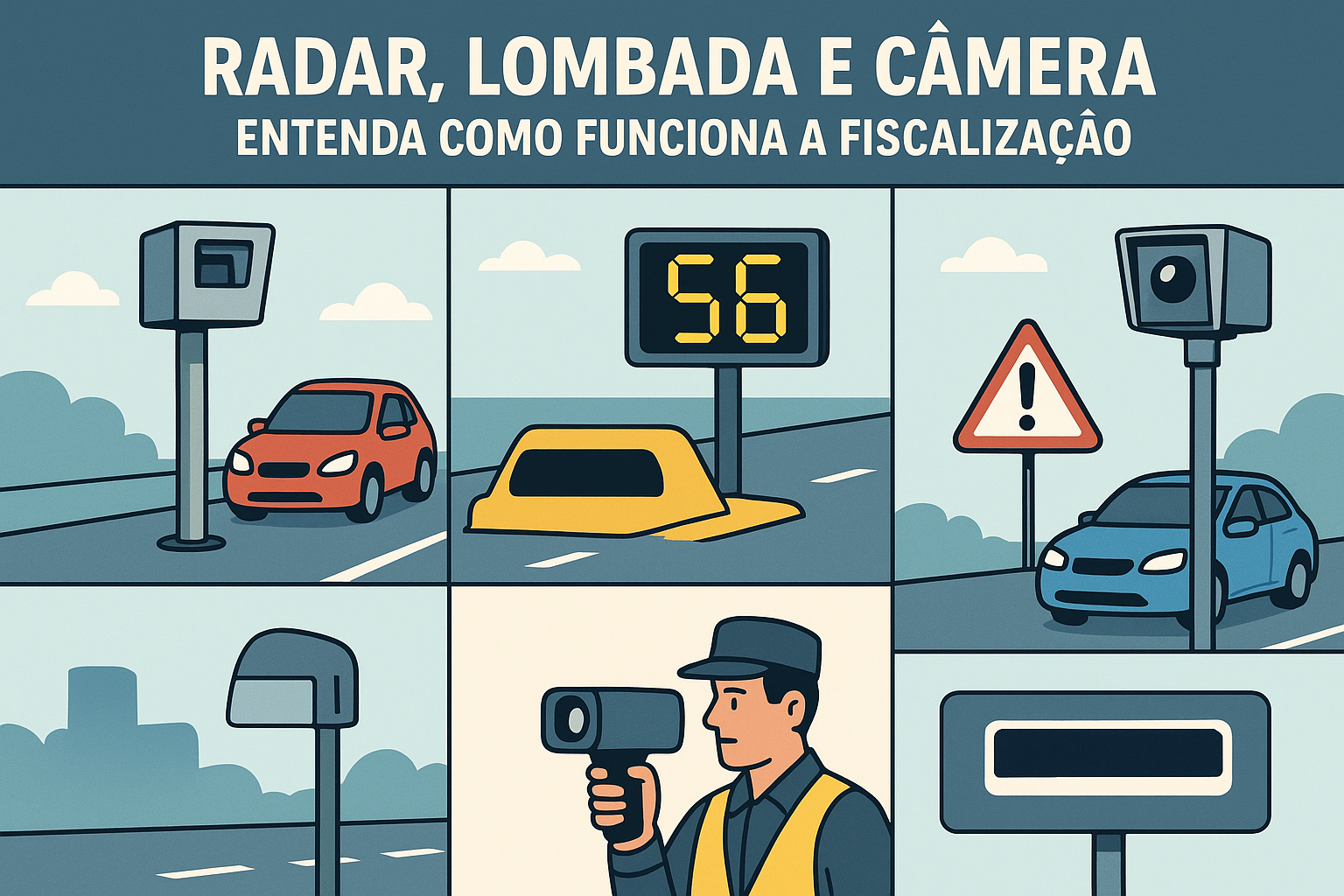 Radar, Lombada e Câmera: Entenda Como Funciona a Fiscalização