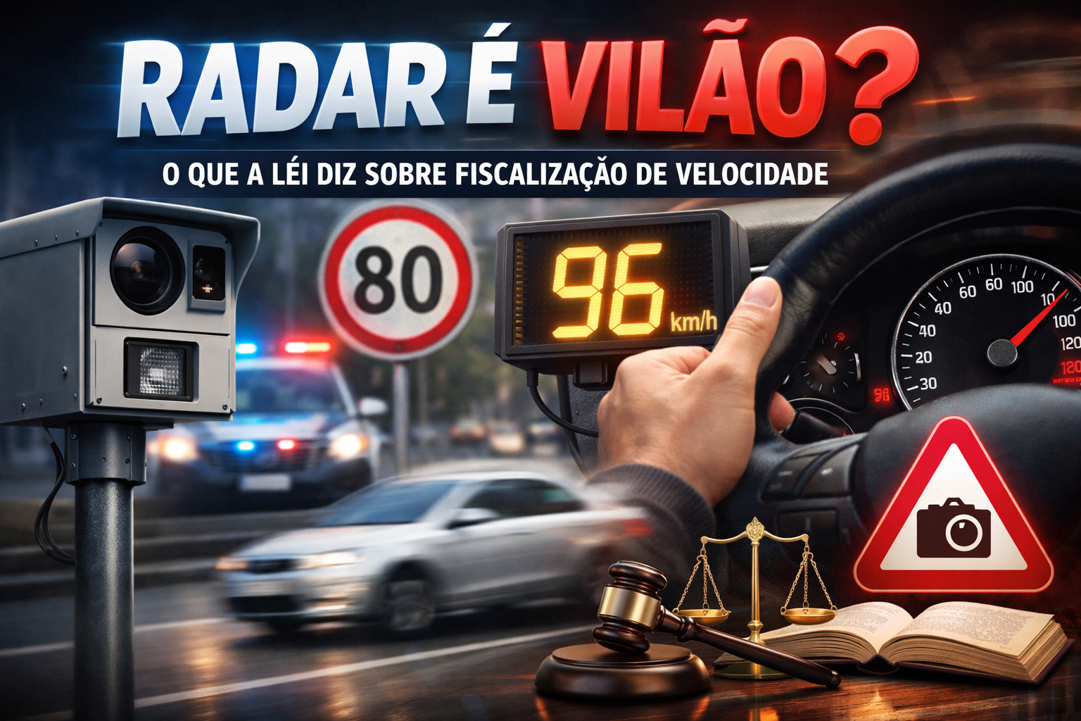 “Radar é Vilão? O Que a Lei Diz Sobre Fiscalização de Velocidade”