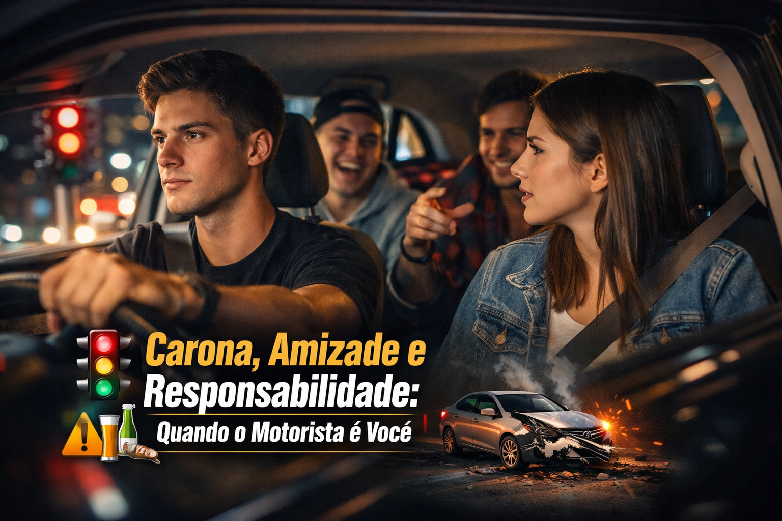 Carona, amizade e responsabilidade: quando o motorista é você