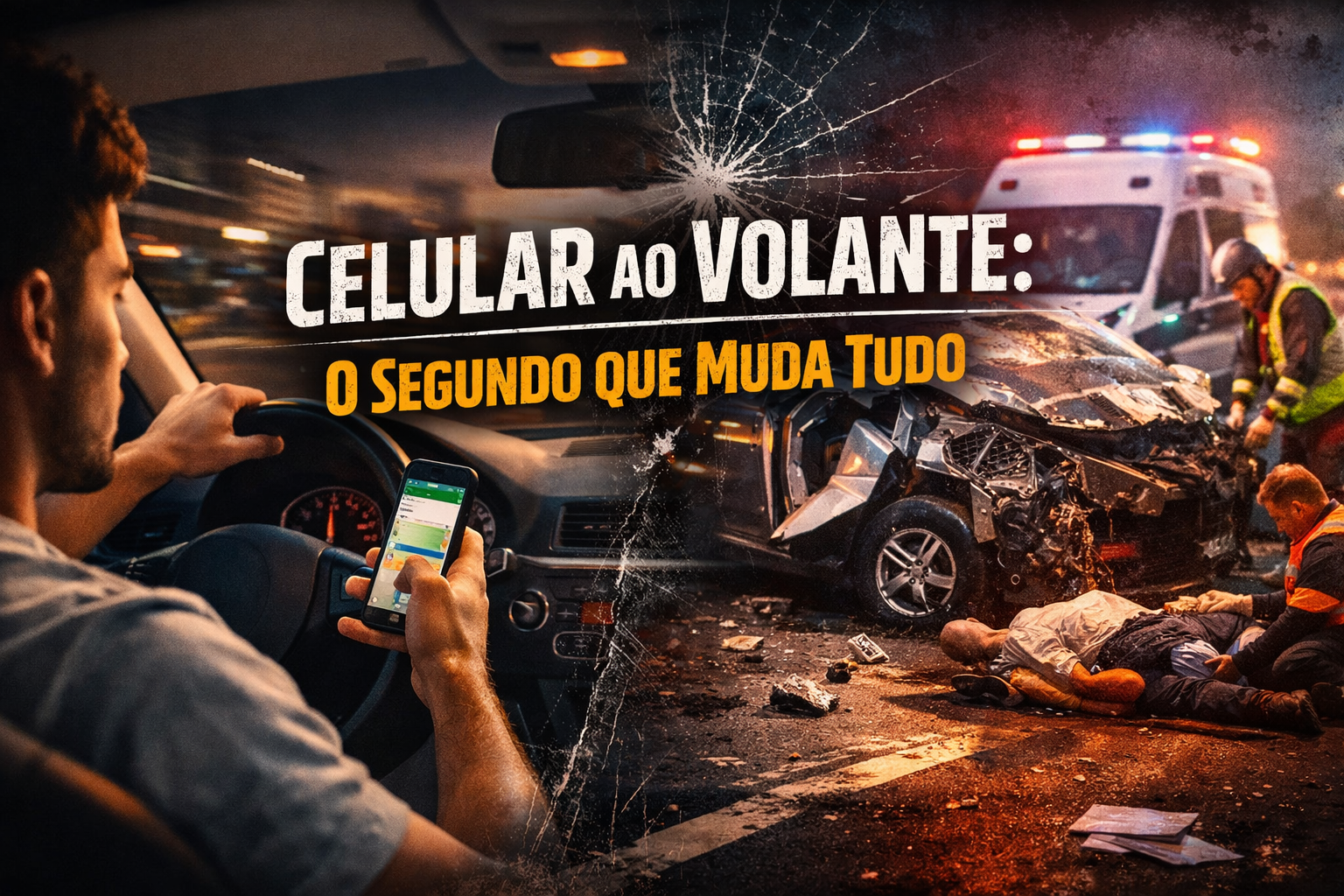 Celular ao volante: o segundo que muda tudo