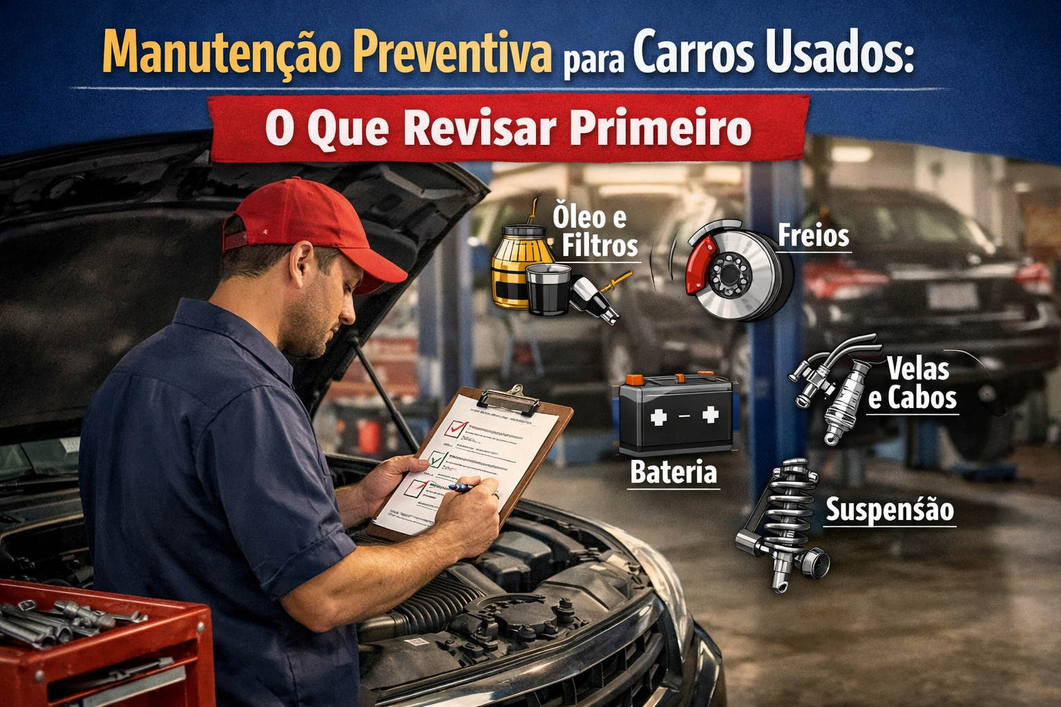 Manutenção Preventiva para Carros Usados: O Que Revisar Primeiro