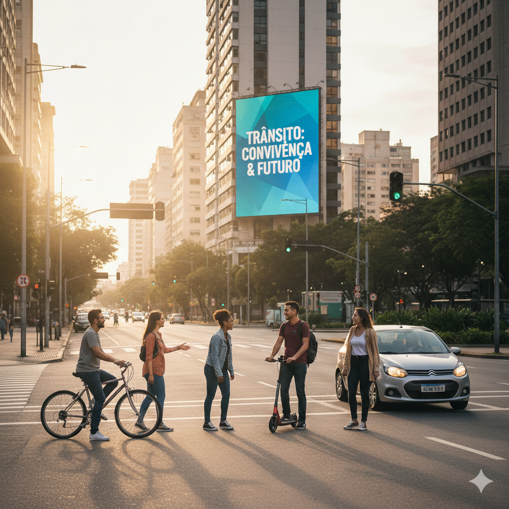 Trânsito não é só lei, é convivência